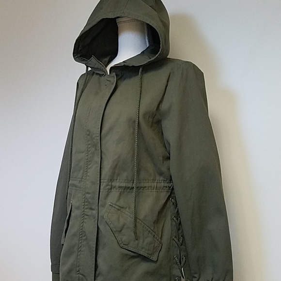 Forever flower Jackets & Blazers - Forever flower Canvas Military jacket Sz L